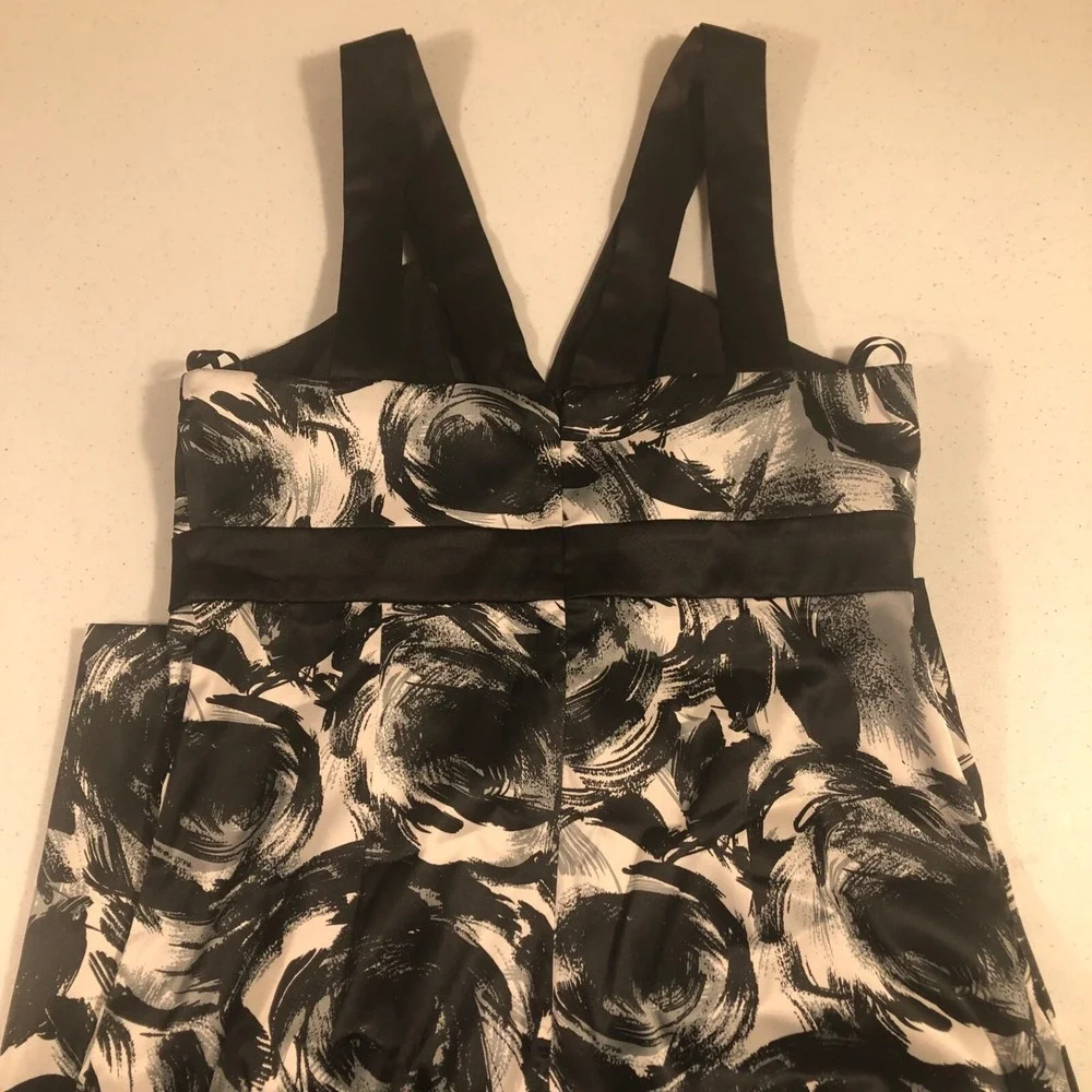 Donna Ricco New York Womens Print‎ Babydoll Cocktail Dress Sz 10 Y2K Knee Length - Picture 4 of 10